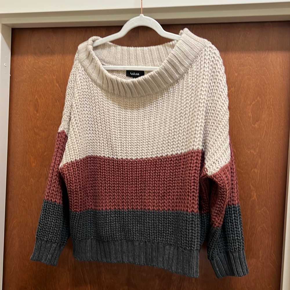 Off the shoulder sweater